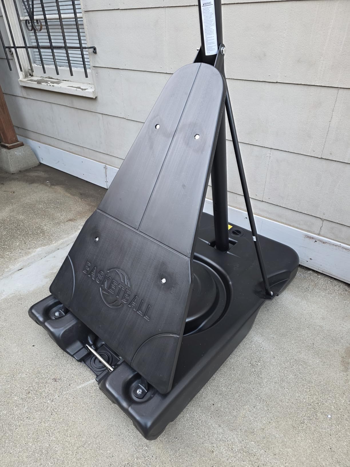 TONBUX Basketball Hoop Outdoor 44/48/54 Inch Shatterproof PC Backboard customer photo 2