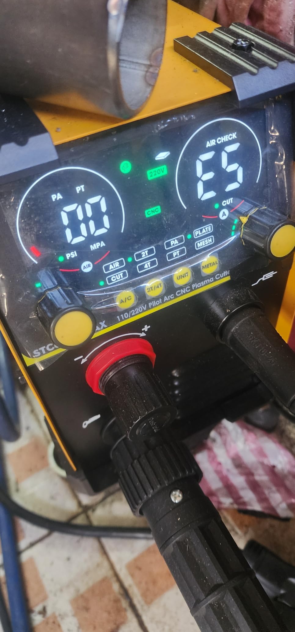 SILATU 75A Plasma Cutter Machine, HF Pilot Arc, 110V/220V, 1'' Max Cut customer photo 1