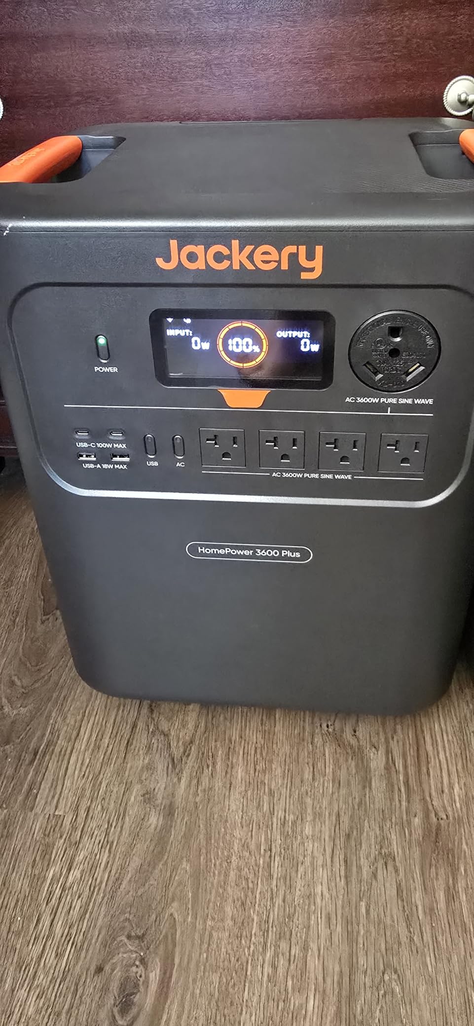 Jackery HomePower 3600 Plus Portable Power Station, 3600W AC Output, 3584Wh LFP Solar Generator, Expandable up to 21kWh, Essential Home Backup for Home Use, Emergencies, RV (Solar Panel Optional) customer photo 1