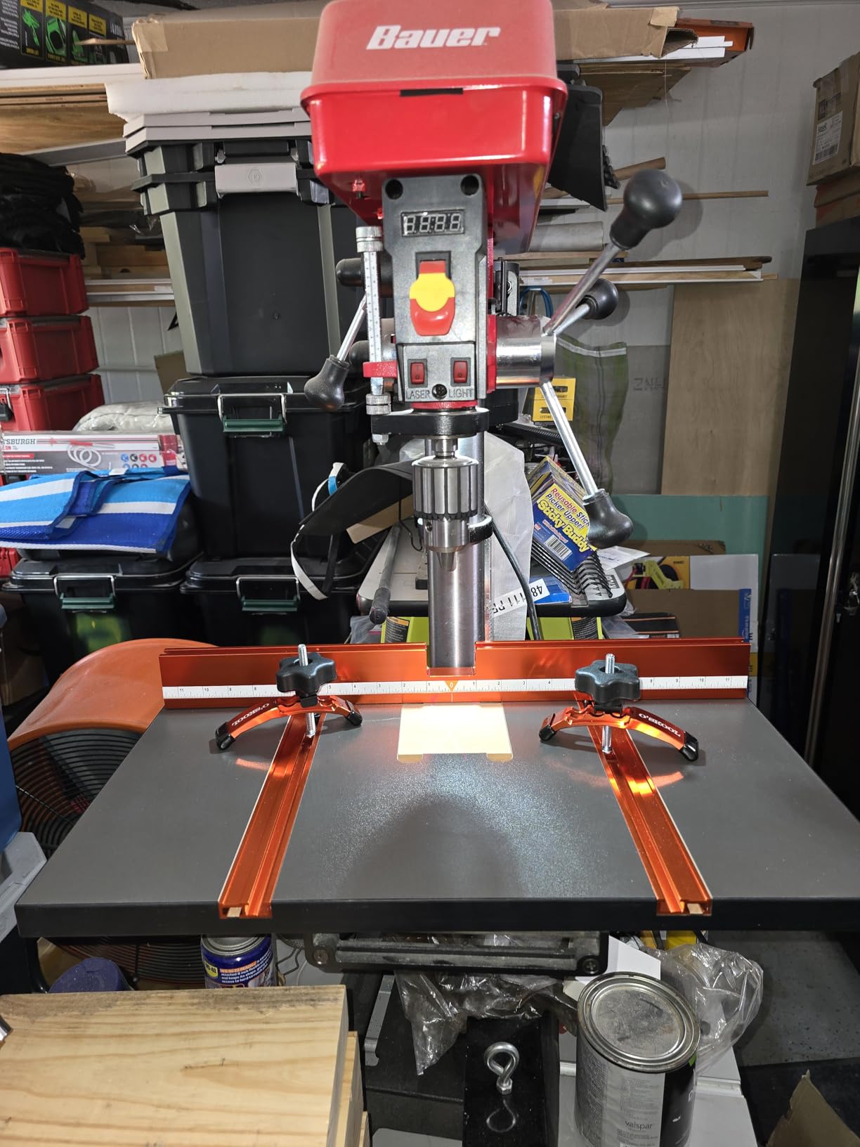 Drill Press Table with Adjustable Aluminum Fence and Flip Stop customer photo 1