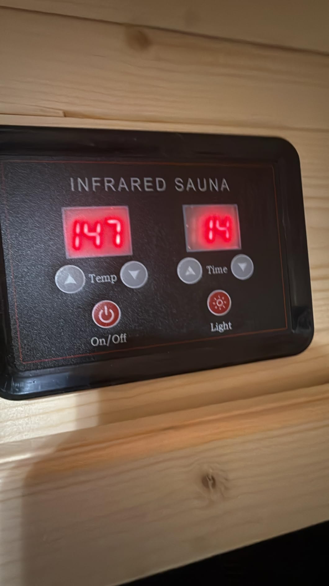 Albott 3 Person Outdoor Sauna, Asphalt Shingle Roof, Low EMF 2645W/240V/15A customer photo 2