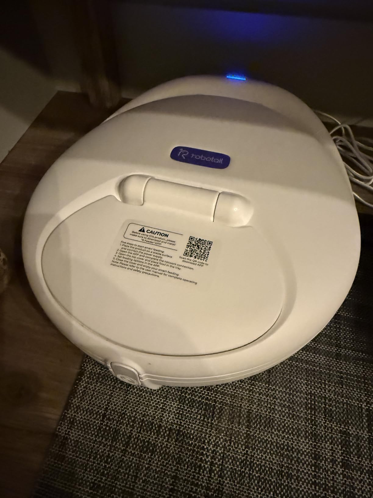 Automatic Wet Food Cat Feeder, 24H Food Freshness Smart Dual‑Temp Refrigerated Cat Feeder with Semiconductor Cooling & Pre‑Heating, App‑Controlled, Easy to Clean, 4‑Day Feeding Schedule customer photo 1
