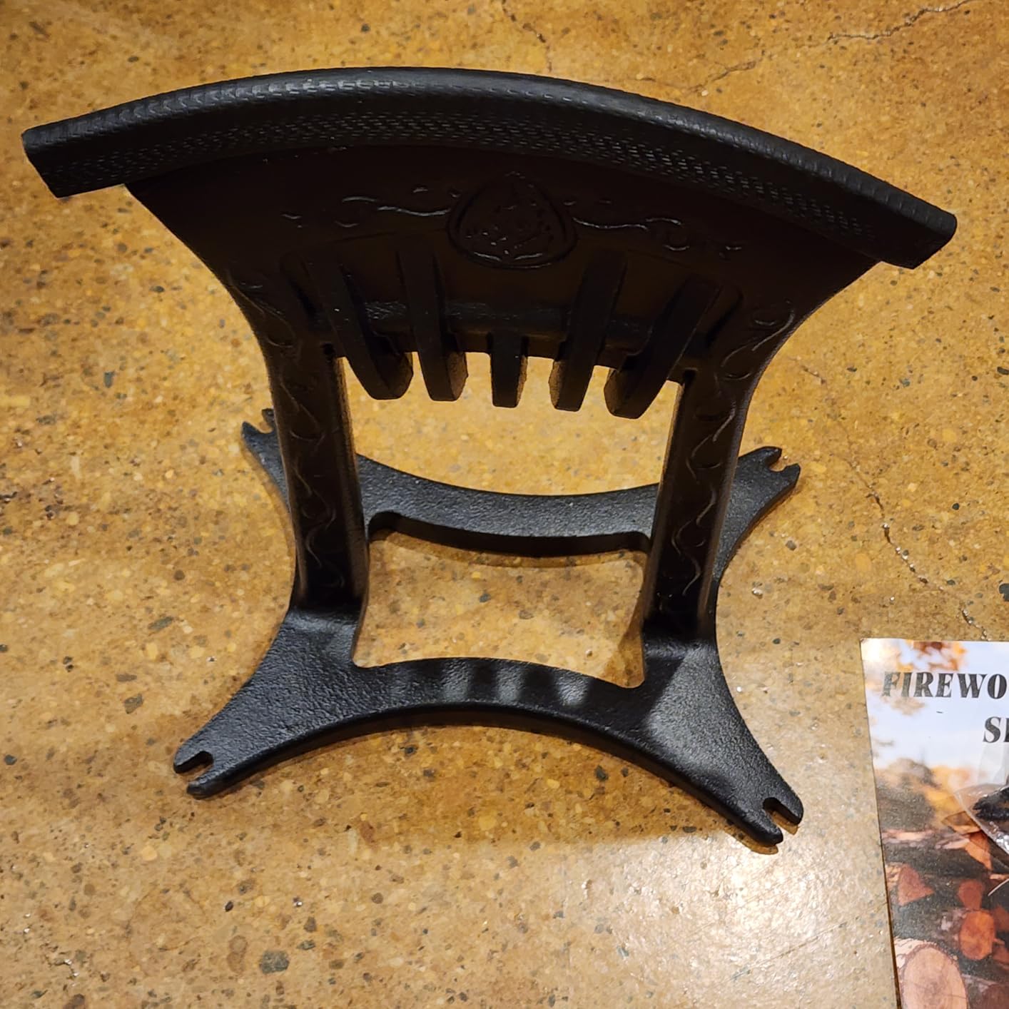 Cast Iron Kindling Splitter with 3Lbs Sledge Hammer,Medium-Sized customer photo 2
