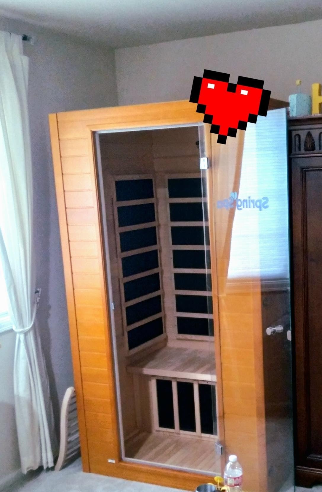 springspa 2 Person Full Spectrum Infrared Sauna with Red Light Therapy customer photo 1