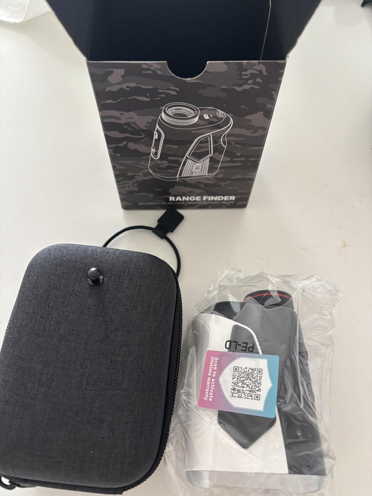 Golf Rangefinder with Slope On/Off 1500 Yards 7X Magnification Golf Gifts customer photo 1