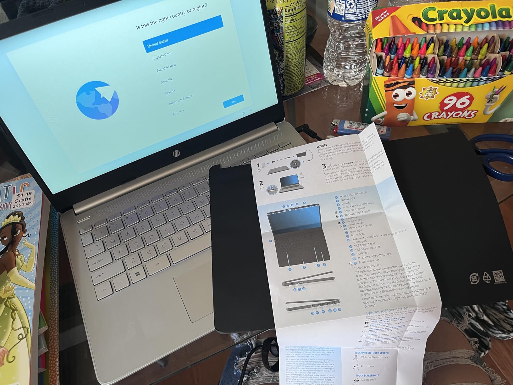 HP Home and Student Essential Laptop, 8GB RAM, Intel Inside, Anti-Glare Display, 64GB SSD, Fast Charge, no Mouse, Windows 11 s customer photo 1