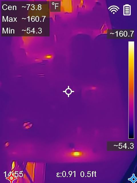 HSFTOOLS F2W Thermal Camera 640x480 Super Resolution, AI Scene Detection customer photo 2