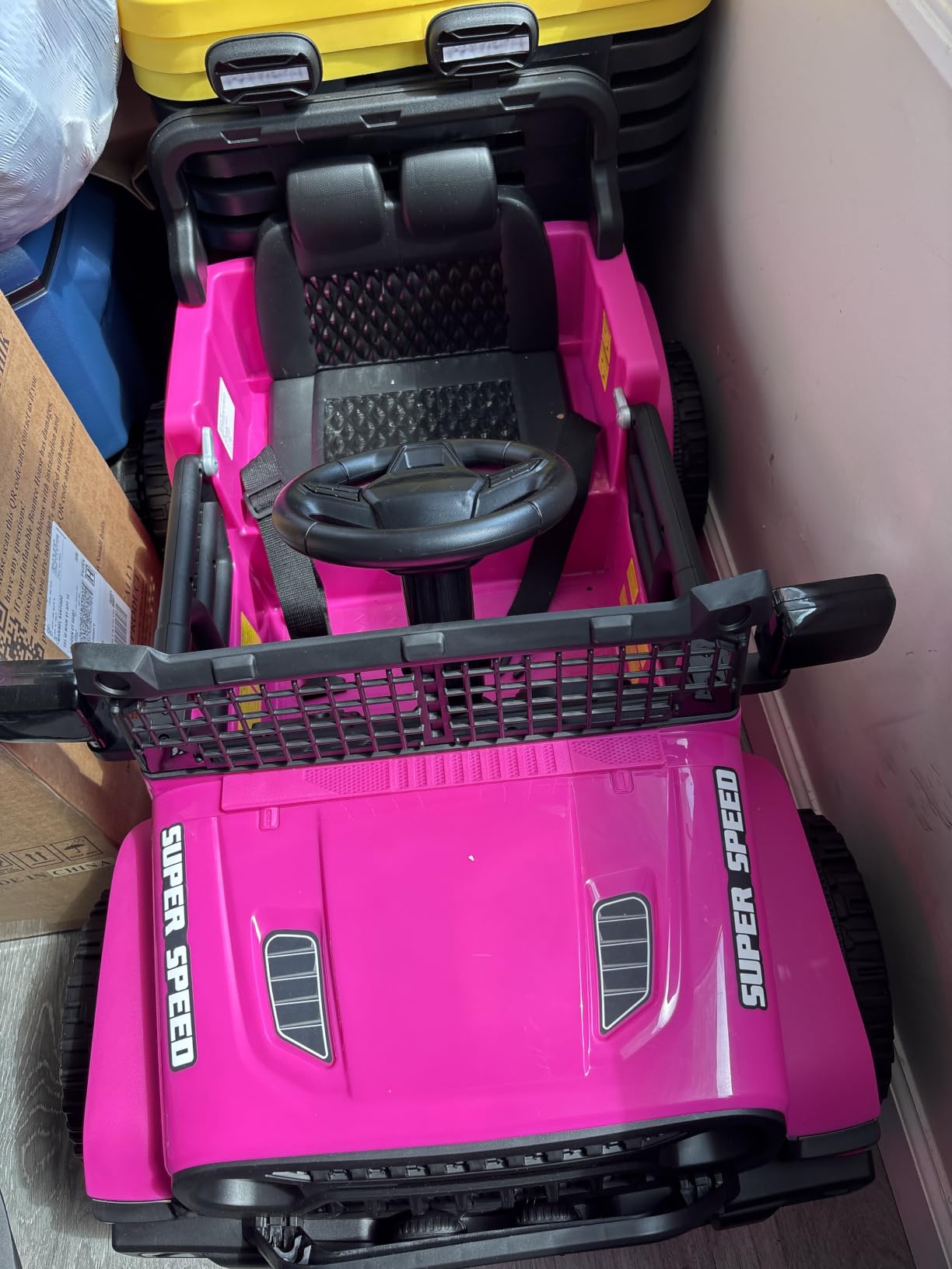 12V Ride on Car for Kids with Parent Remote Control, Red customer photo 2