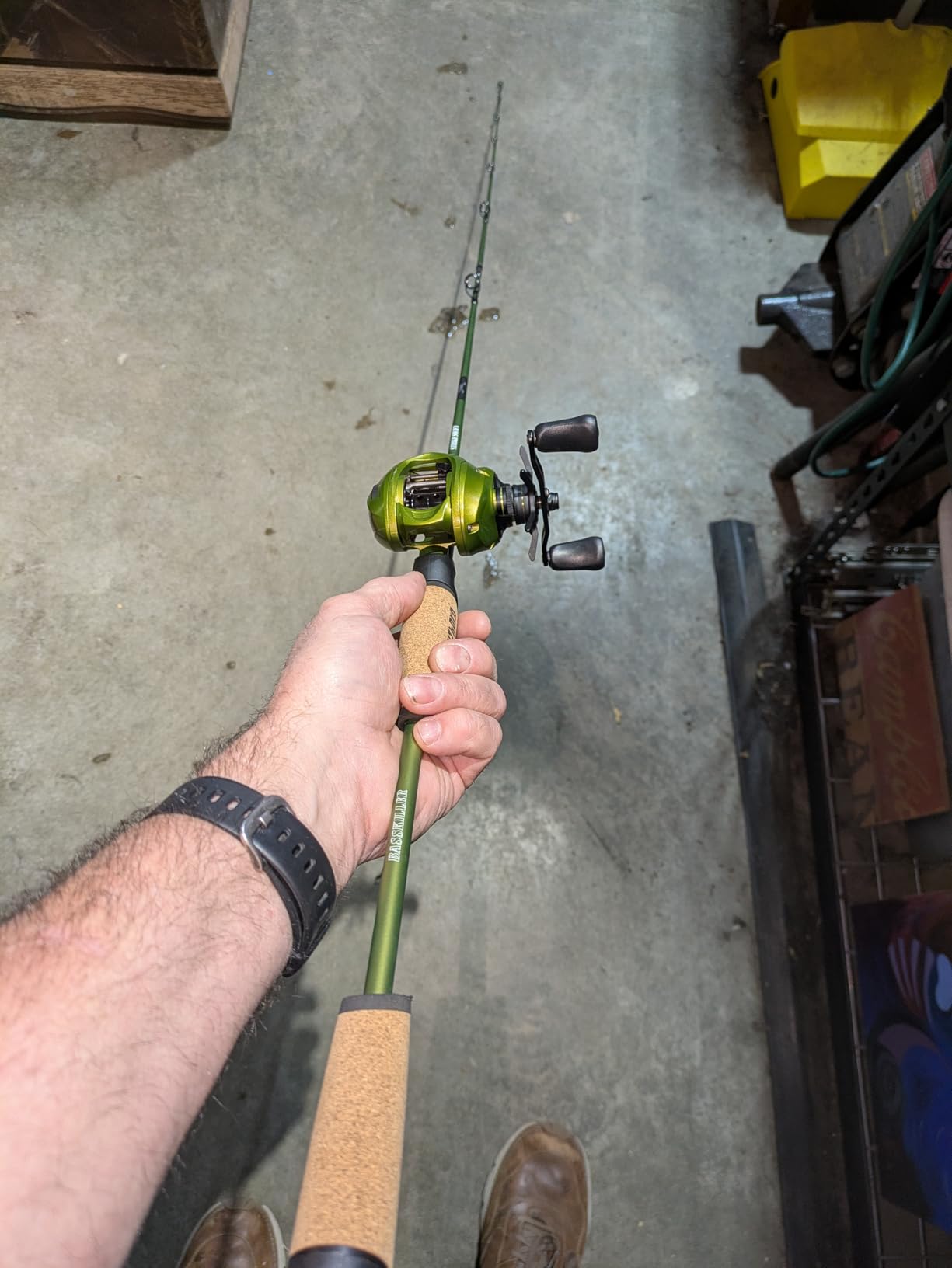 Ghosthorn Fishing Rod and Reel Combo, Baitcaster Spinning Pole Combo customer photo 2