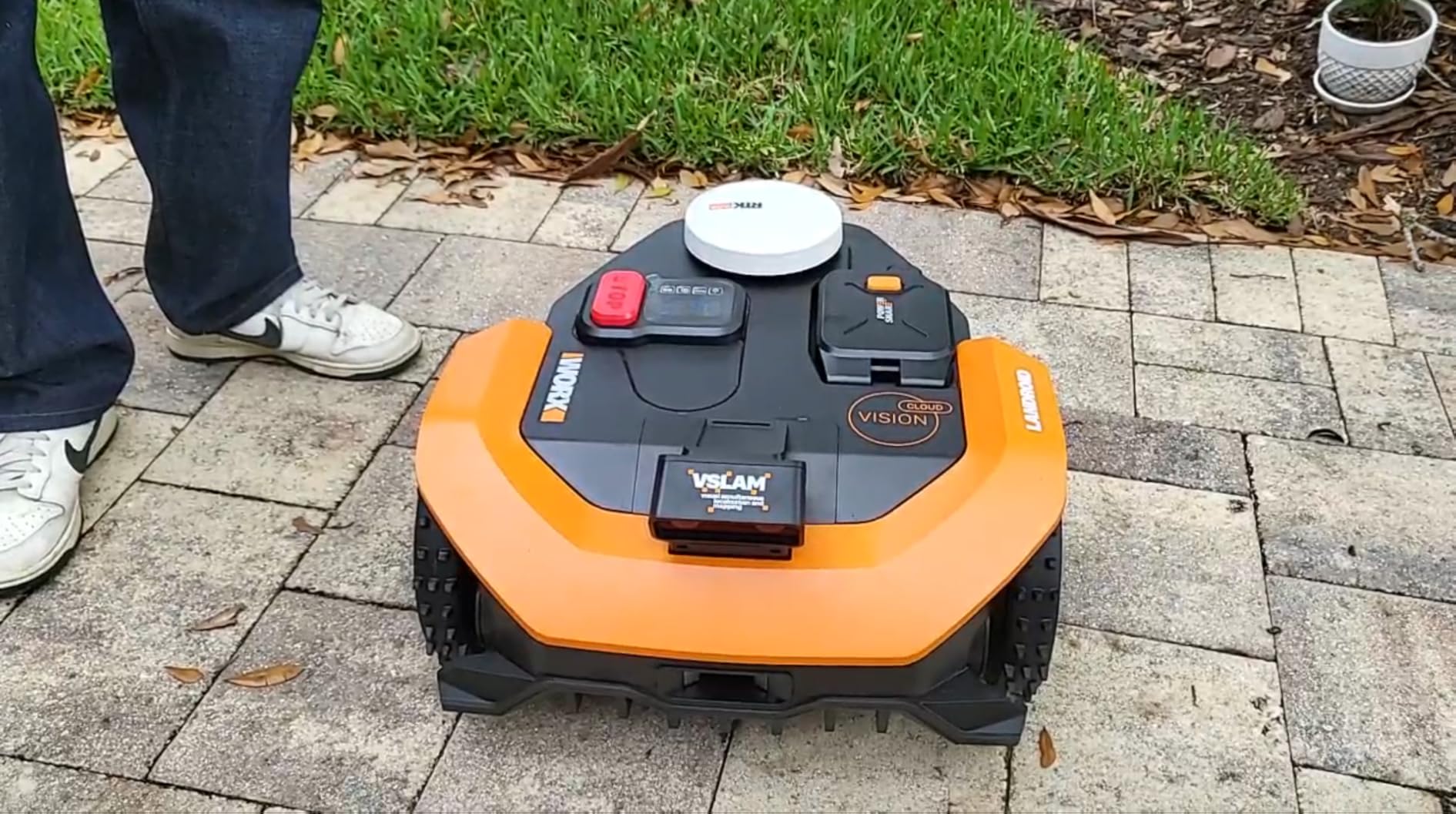 WORX Robot Lawn Mower for 1/2 Acre, No Perimeter Wire, WR320 customer photo 1
