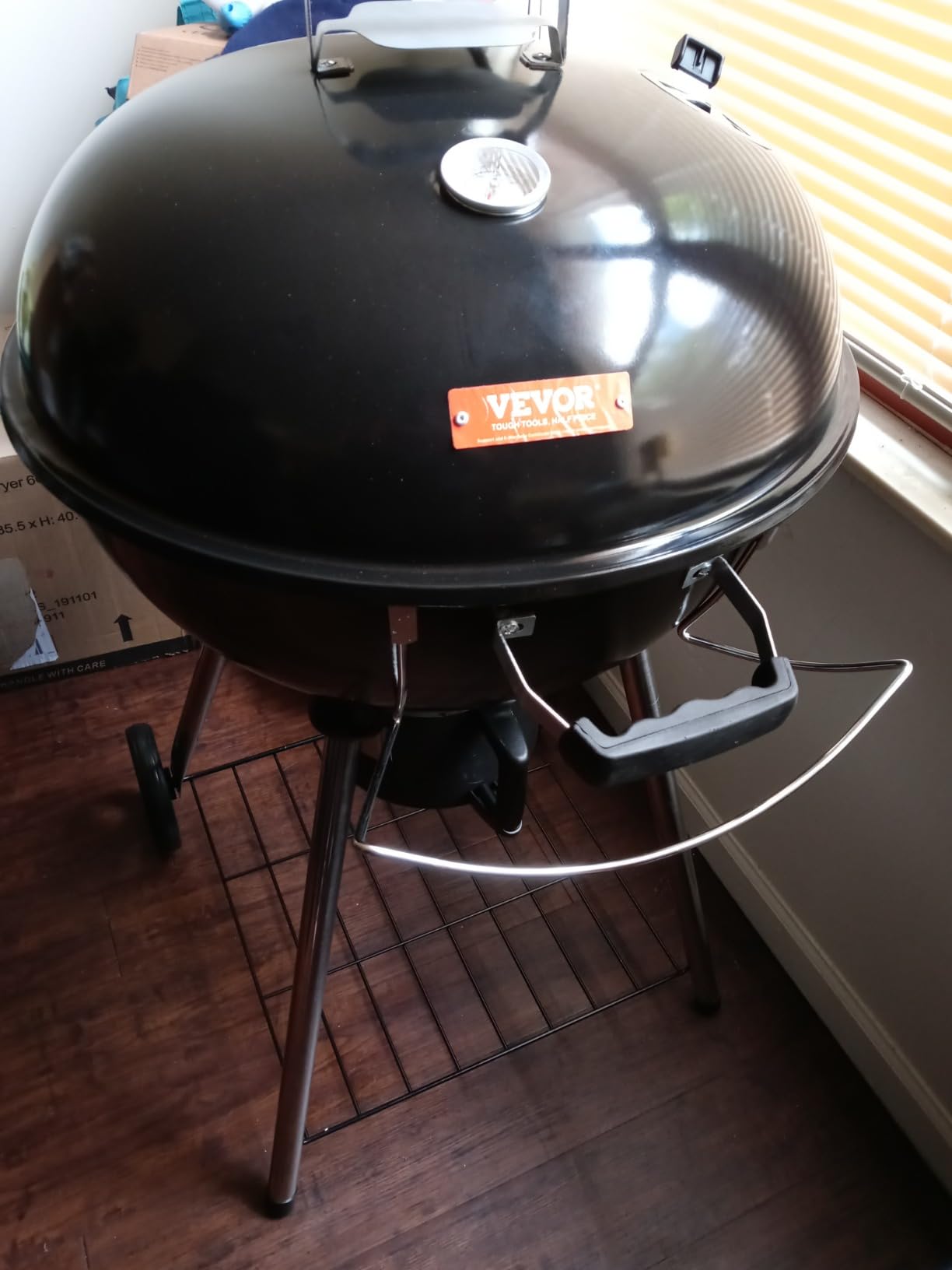 VEVOR Charcoal Grill, 780 sq.in. Extra-Large Charcoal Barbecue Grill with 2 Liftable Charcoal Trays & Folding Side Tables, High-Temp Powder-Coated Steel BBQ Cooking Grills for Patio Backyard Parties customer photo 2