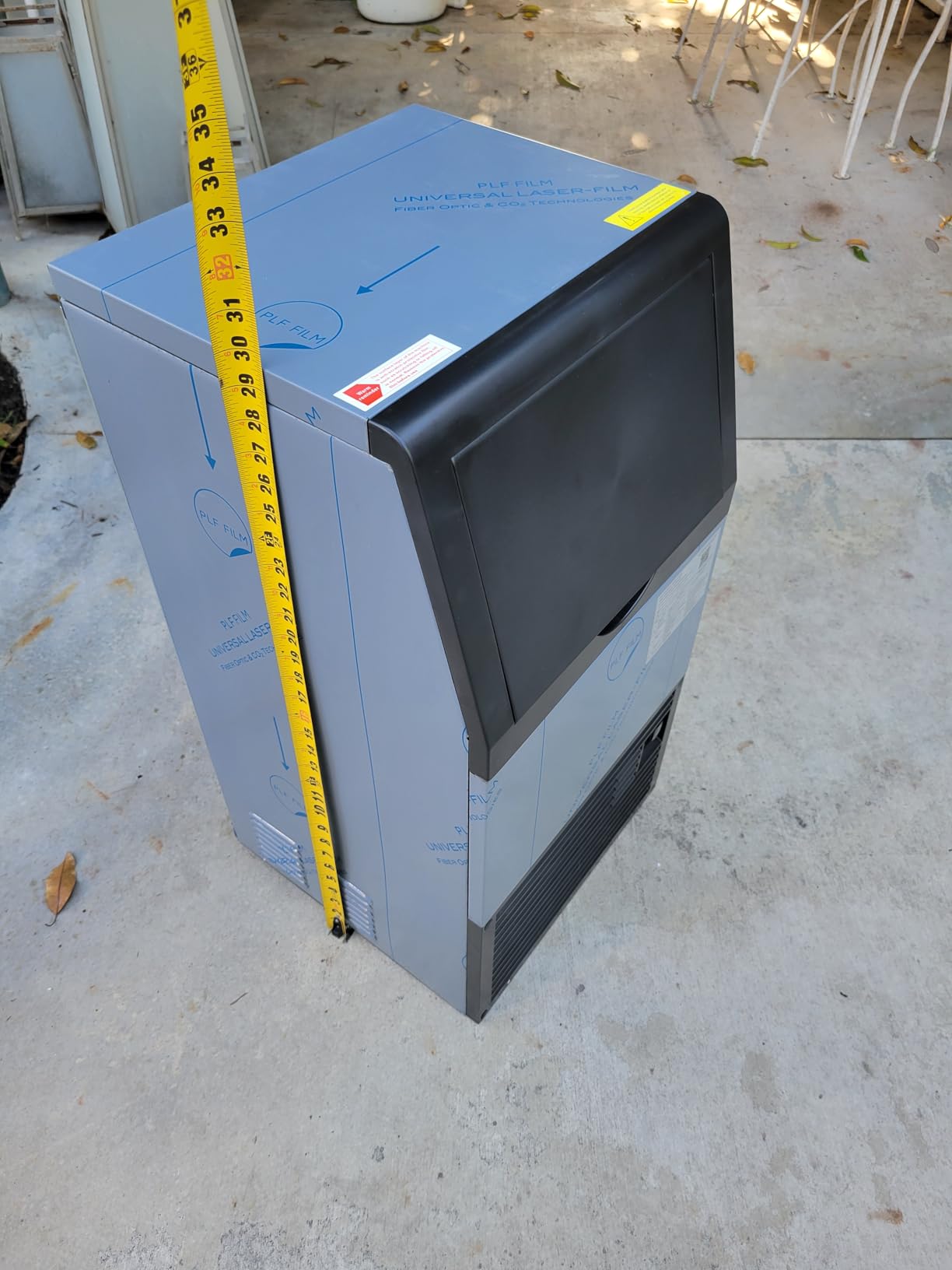 Mojgar Commercial Ice Maker Machine, 100lbs/24H with 18-33lbs Ice Storage customer photo 2