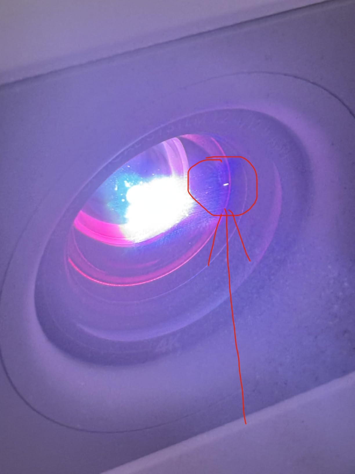 JMGO N1S 4K Upgrade Triple Laser Projector, 1700 ISO Lumens, Google TV customer photo 1