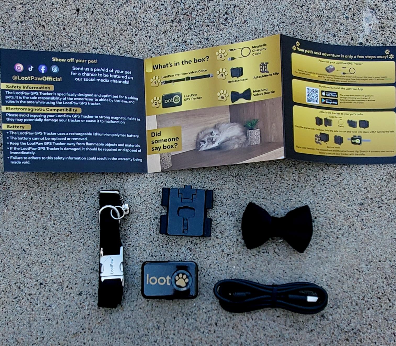 LootPaw+ GPS Cat Tracker Collar | Real Time Cat GPS Tracker with App & Vet Support | Lightweight Pet Tracker for Cats, Health & Activity Monitor | 60-Day Free Trial customer photo 2