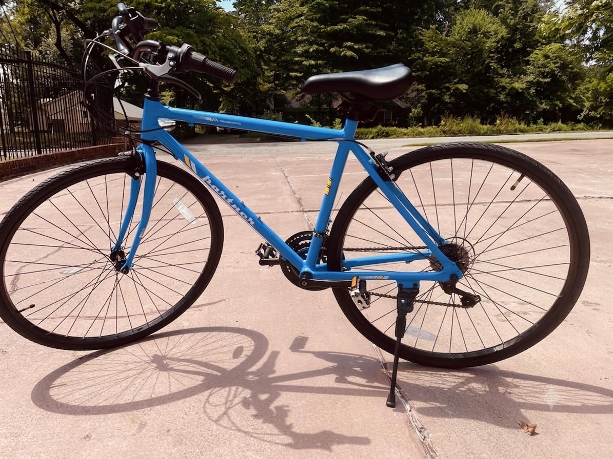 Goplus Hybrid Bike, 18-Speed 700C Urban Commuter Bicycle, Shimano Drivetrain, Lightweight Aluminum Frame, Dual Caliper Brakes, Phone Holder, 85% Pre-Assembled City Bicycle for Men Women Adult customer photo 2