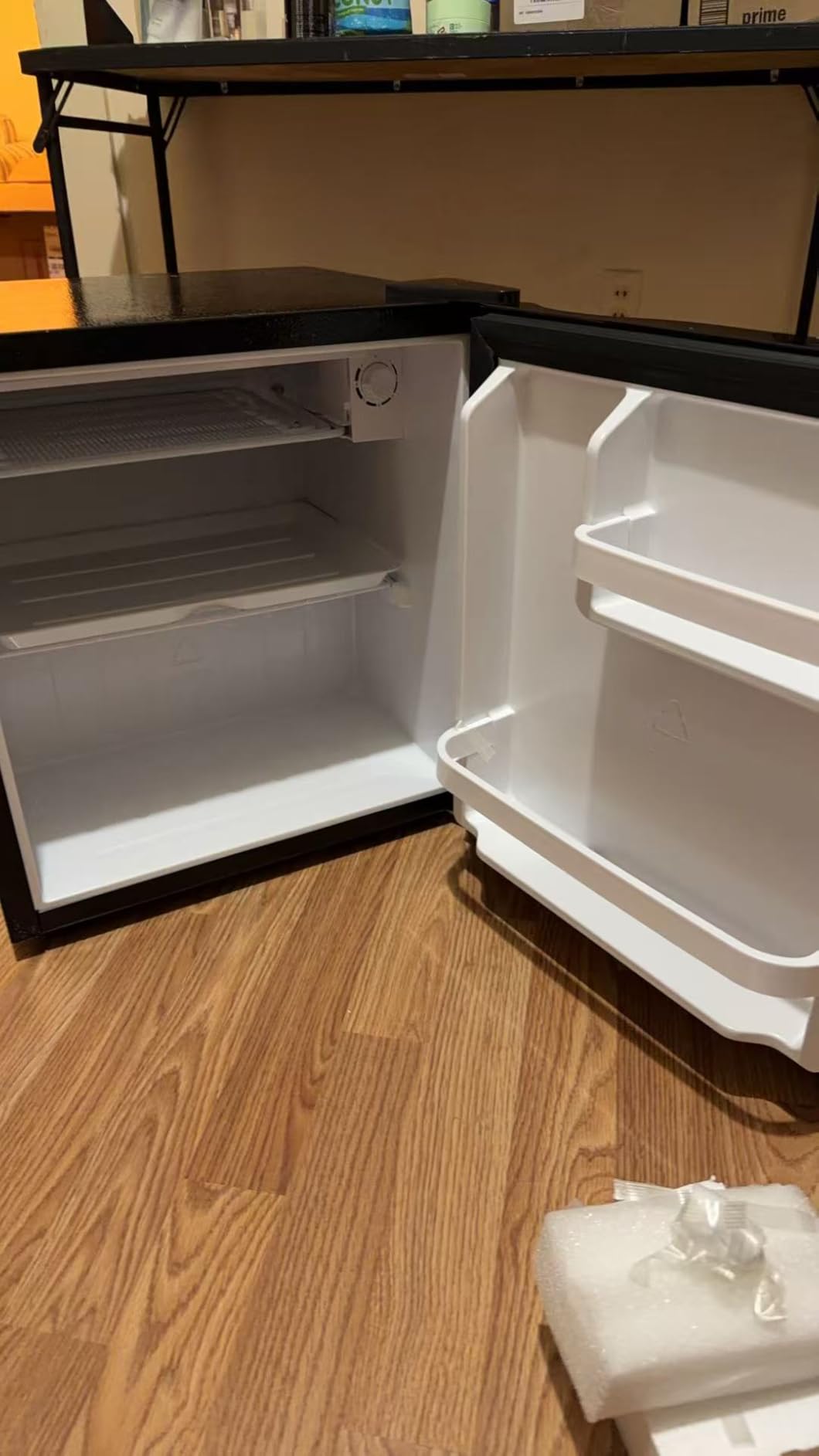 COSTWAY 1.7 Cu.Ft Mini Fridge with Compartment for Dorm Office Bedroom customer photo 1