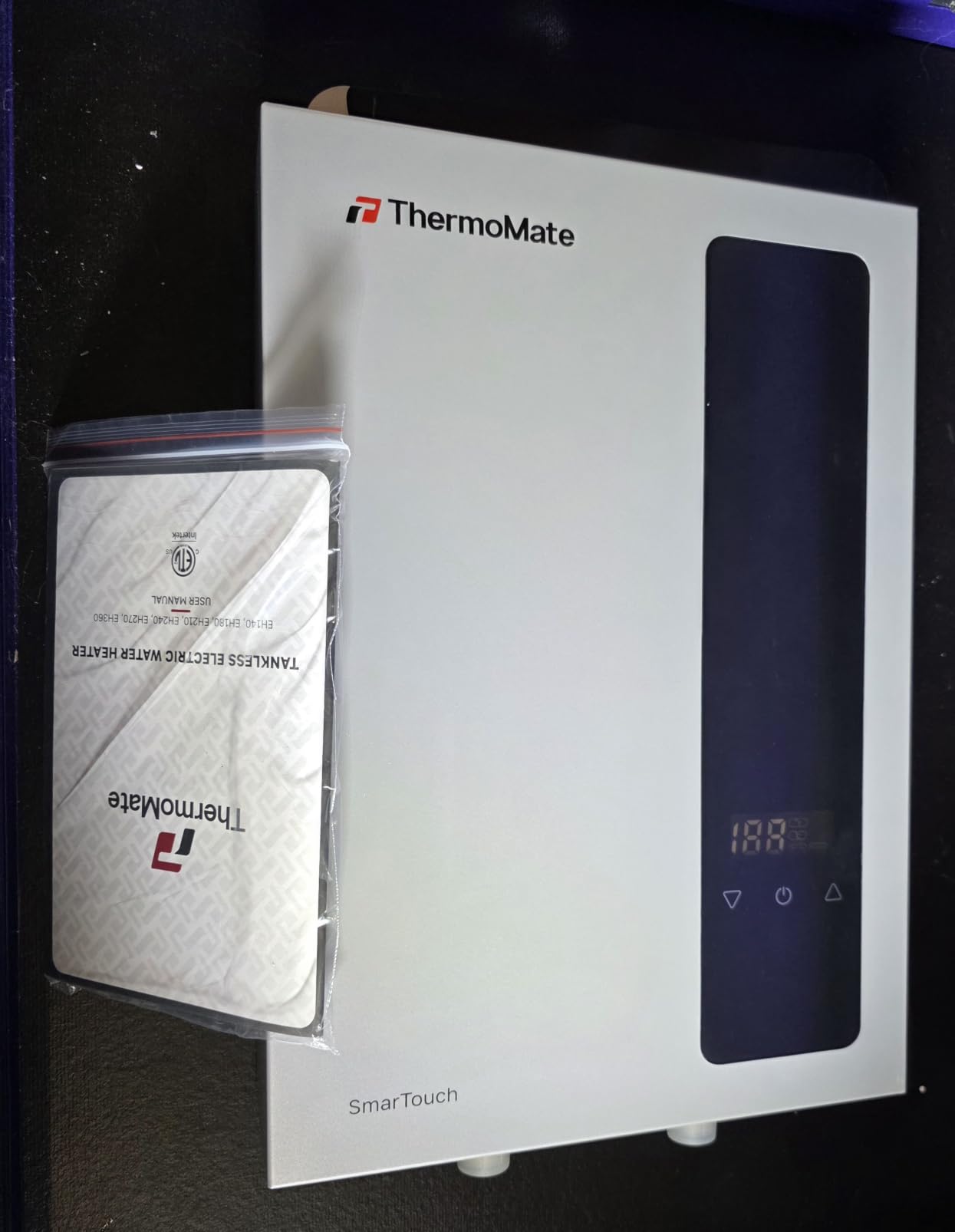 14kW Tankless Water Heater Electric, ThermoMate 240 Volt Instant On-Demand Hot Water Heater with Touch Control, Max 3.4 GPM Self-Modulating, ETL Certified for Residential Indoor customer photo 1