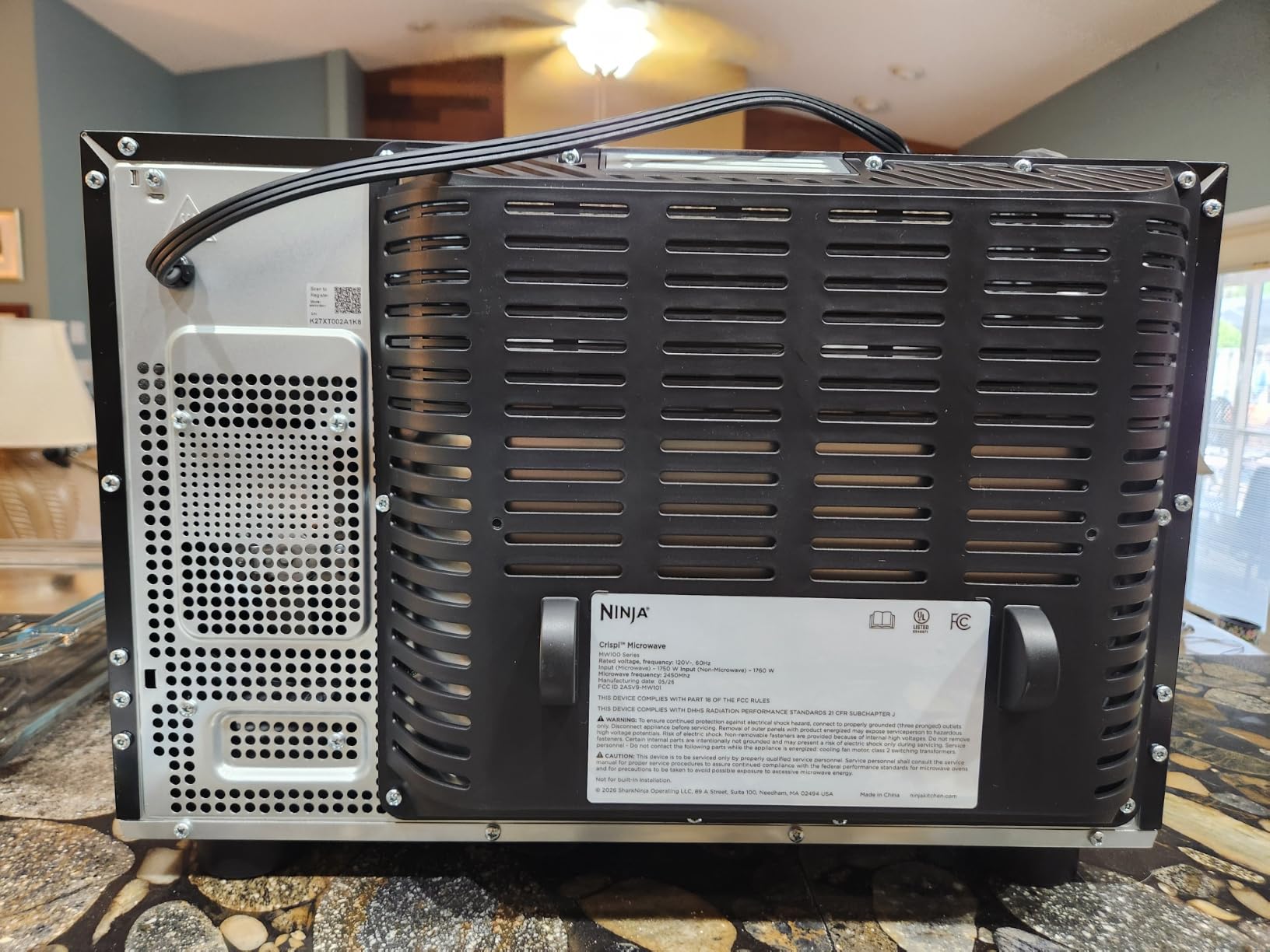 Ninja MW101BK1 Crispi Microwave and Air Fryer with FusionCrisp, 0.9 Cu Ft, Black customer photo 1