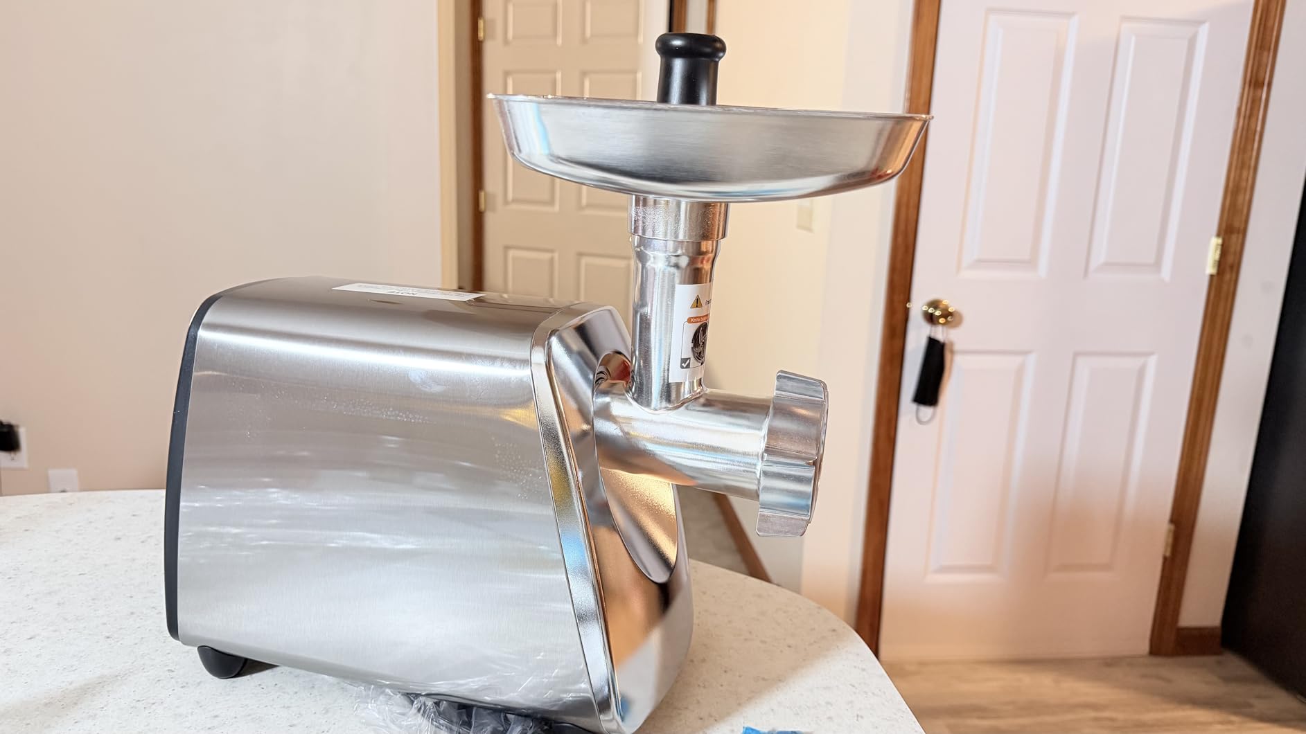 AAOBOSI #12 Heavy Duty Meat Grinder, 3000W, Built for Hunting & Wild Game customer photo 1