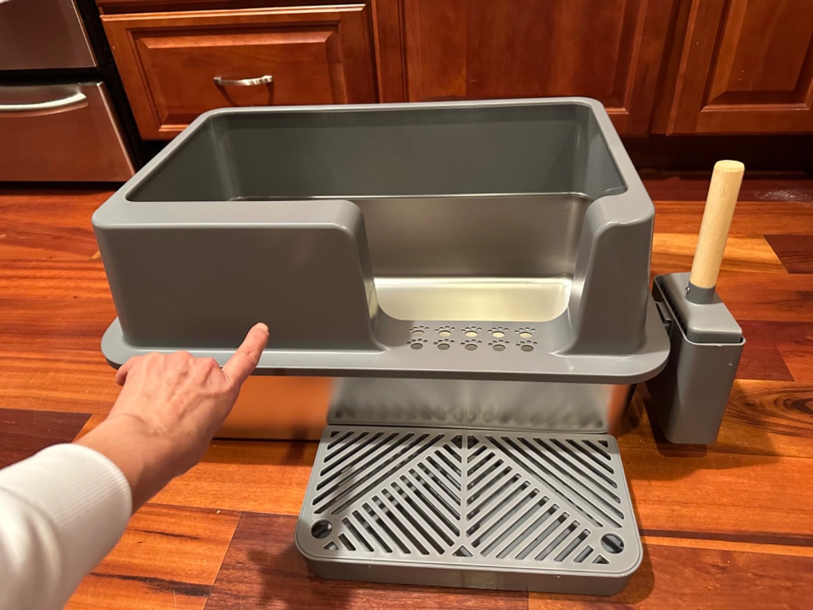 Happypaw XXXL Open-Top Automatic Self Cleaning Litter Box for Multiple Cats customer photo 2