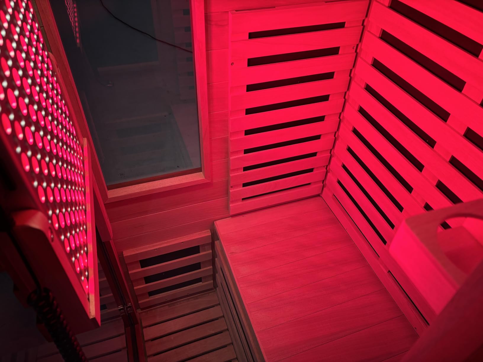 Infrared Sauna with FDA-Certified Red Light Therapy 660nm & 850nm customer photo 2