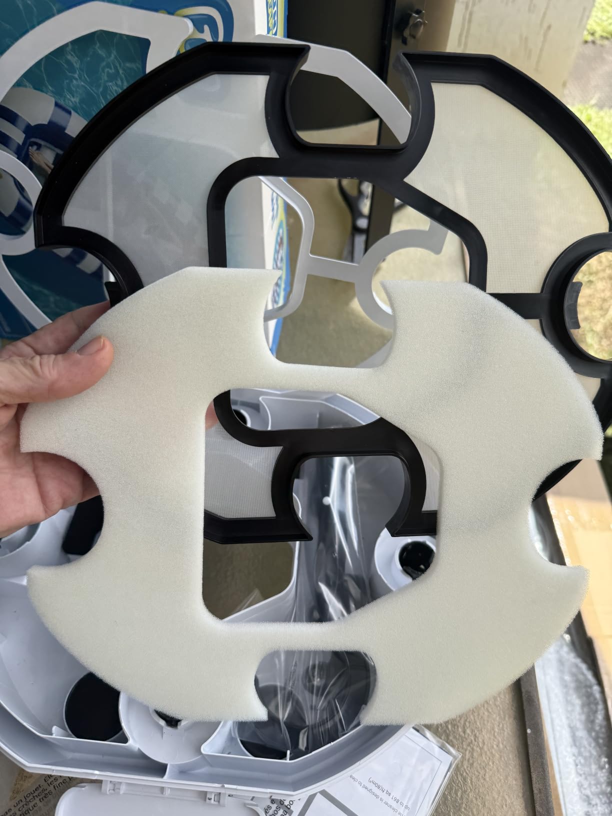S2 Robotic Pool Cleaner for Above Ground Pools, Arctic Blue customer photo 1