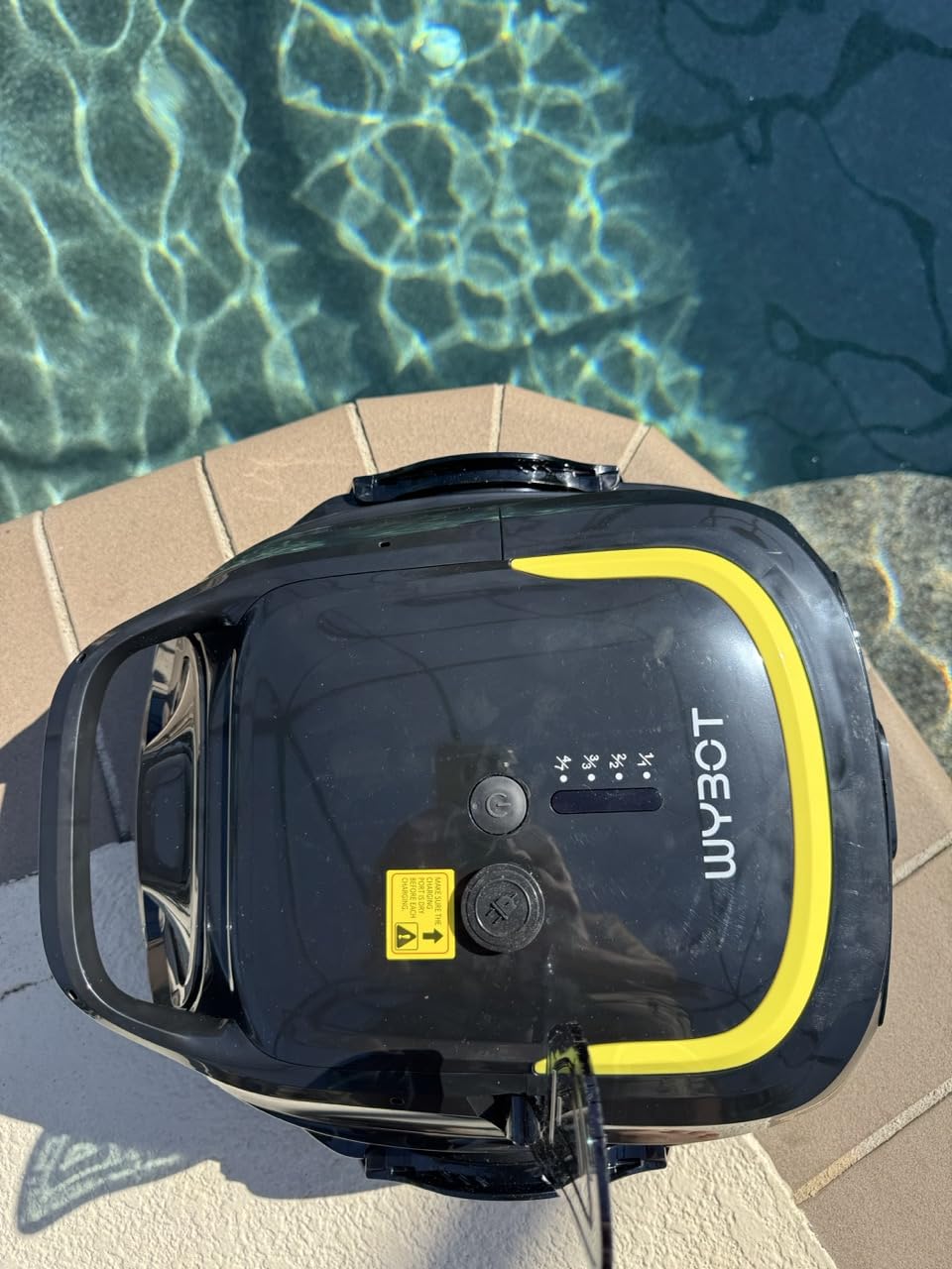 WYBOT A1 Cordless Pool Vacuum Robot for Above Ground Pool, Black&Green customer photo 1