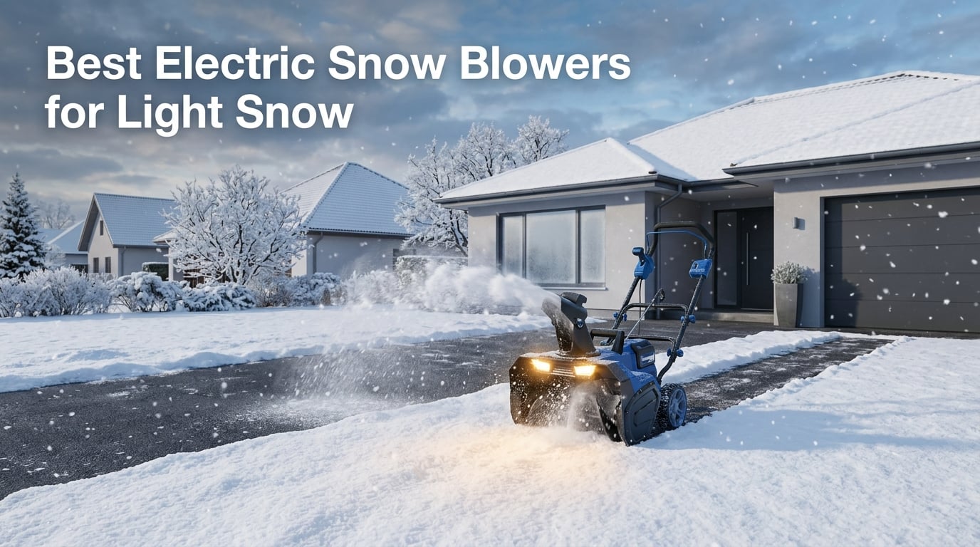 Best Electric Snow Blowers for Light Snow