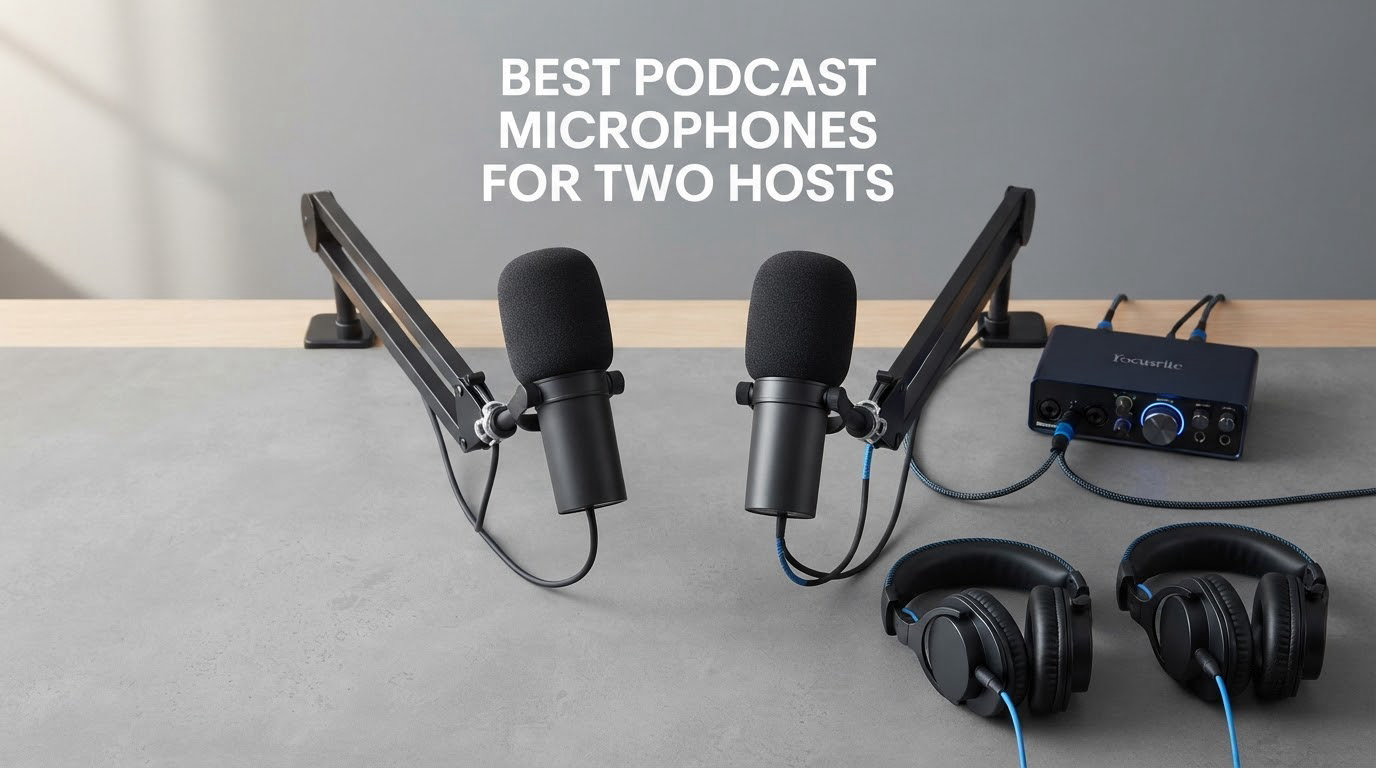 best podcast microphones for two hosts