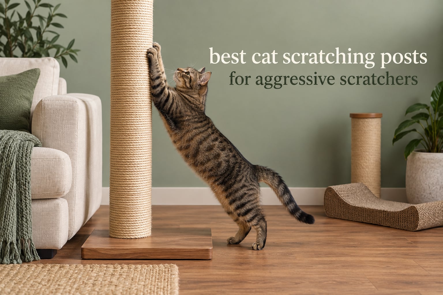best cat scratching posts for aggressive scratchers