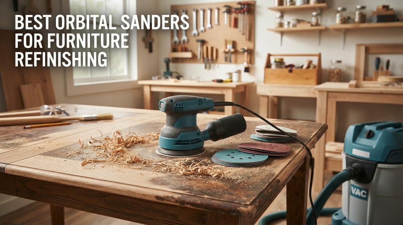 best orbital sanders for furniture refinishing