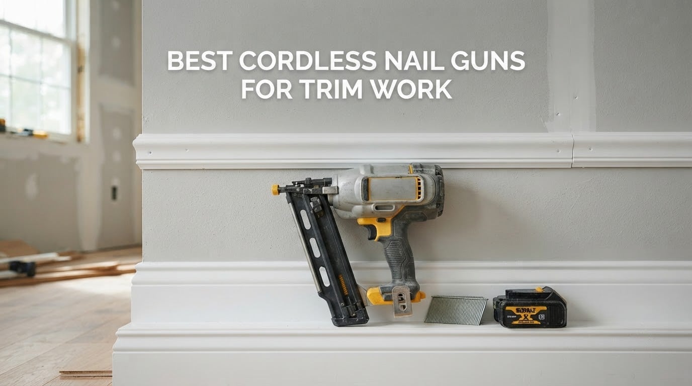best cordless nail guns for trim work