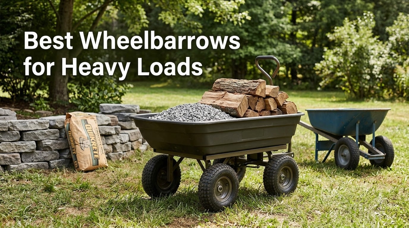 Best Wheelbarrows for Heavy Loads