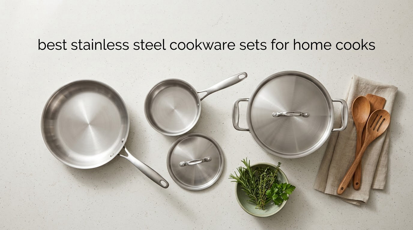best stainless steel cookware sets for home cooks