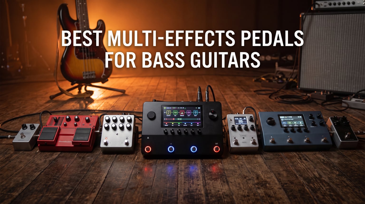 Best Multi-Effects Pedals for Bass Guitars