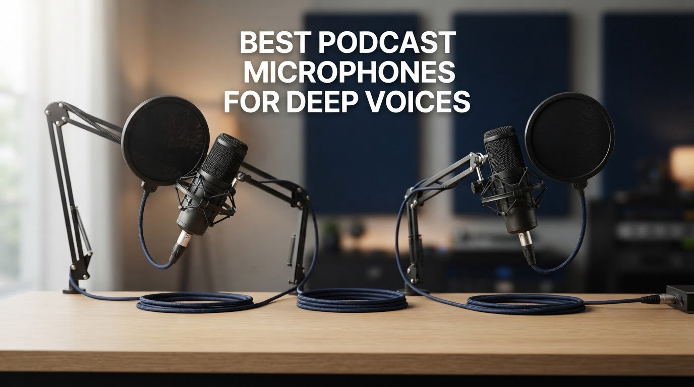 best podcast microphones for deep voices