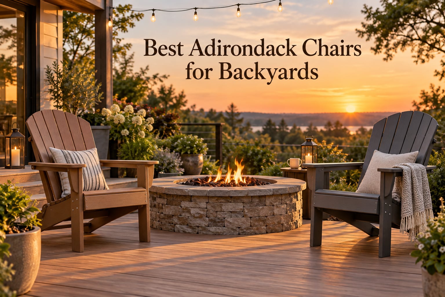 Best Adirondack Chairs for Backyards