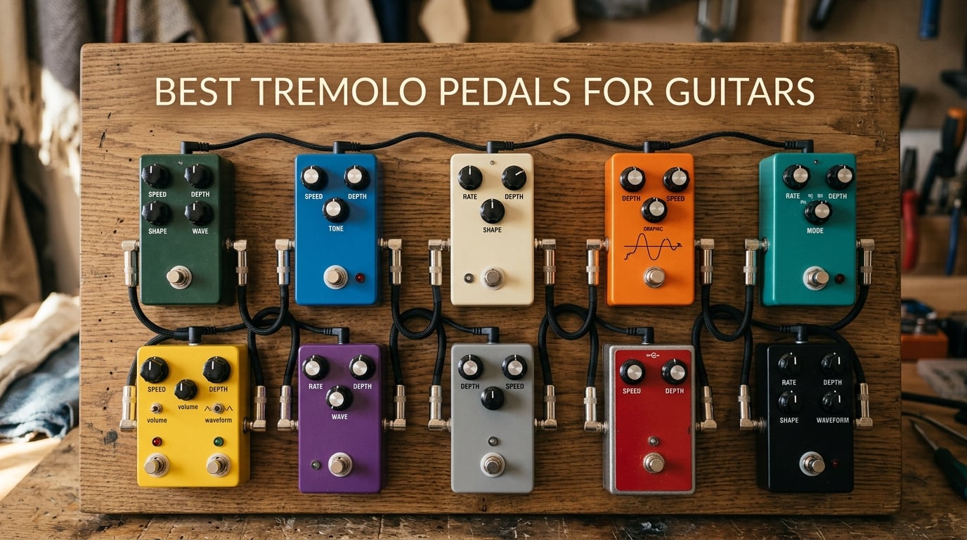 Best Tremolo Pedals for Guitars