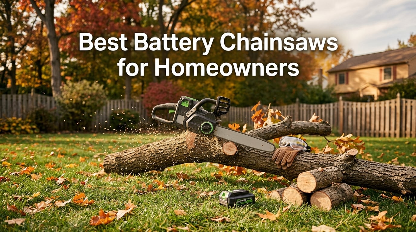Best Battery Chainsaws for Homeowners