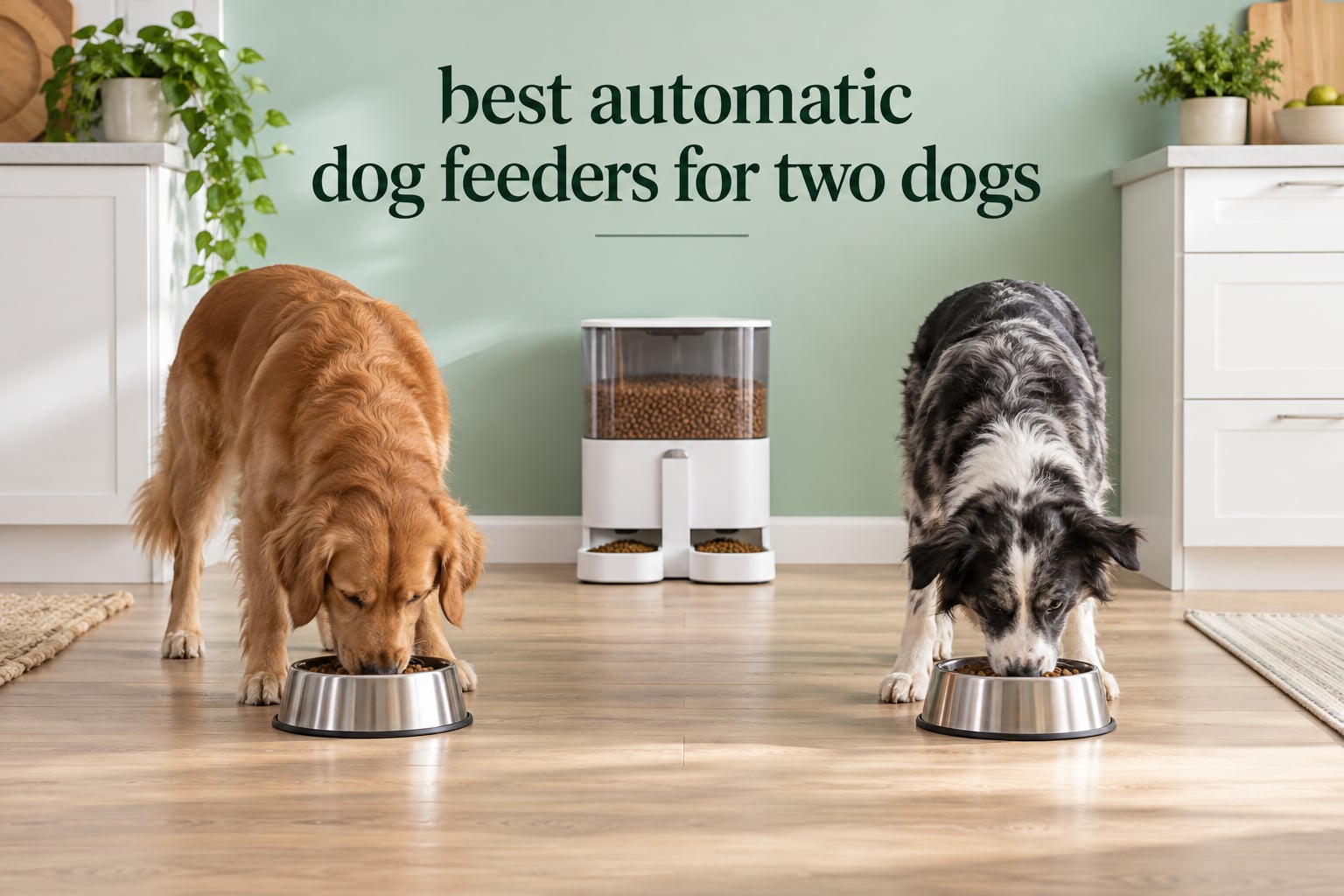best automatic dog feeders for two dogs