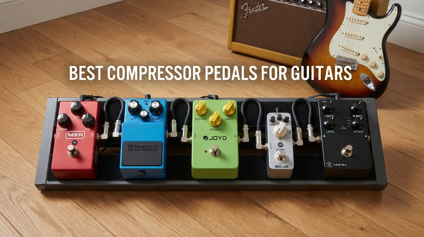 Best Compressor Pedals for Guitars
