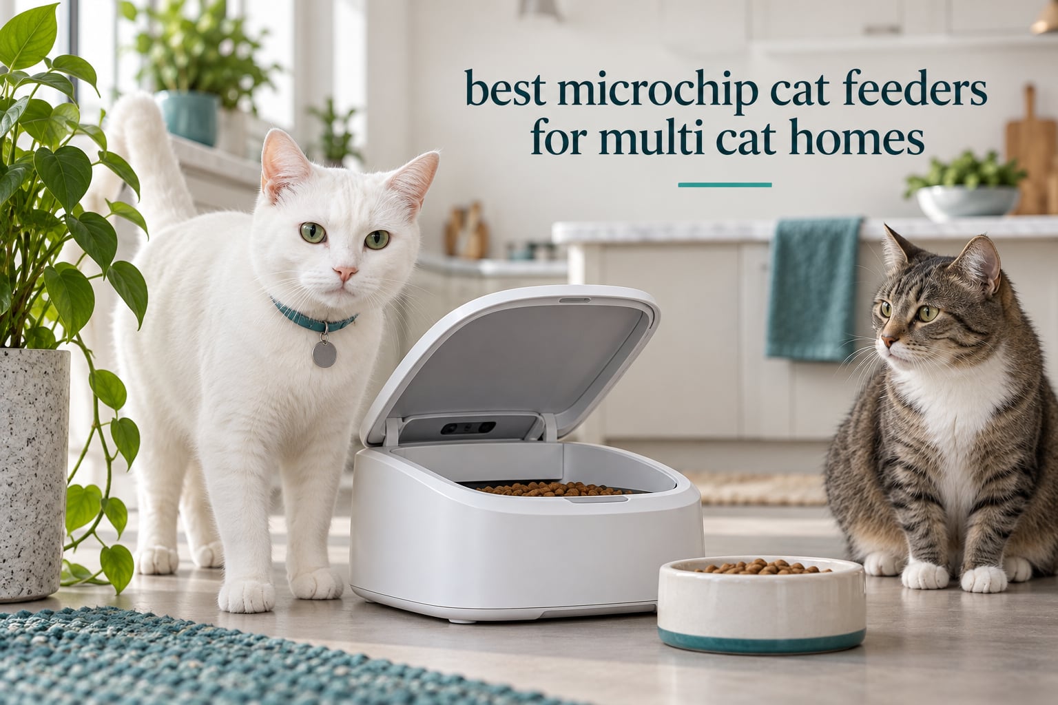 best microchip cat feeders for multi cat homes