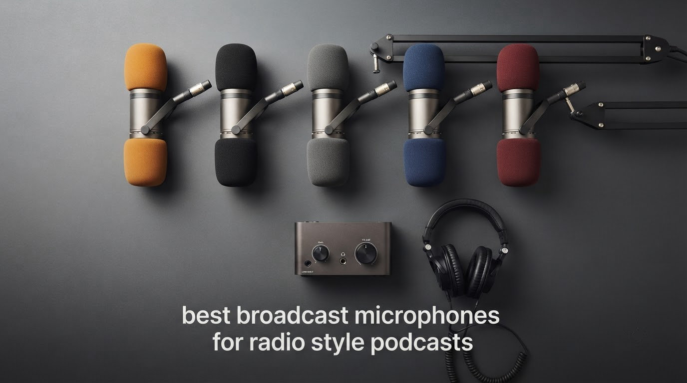 best broadcast microphones for radio style podcasts