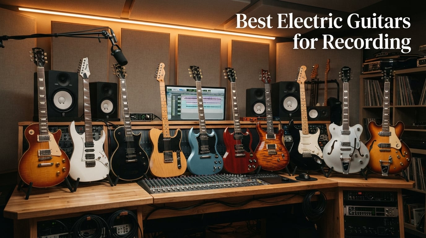 Best Electric Guitars for Recording