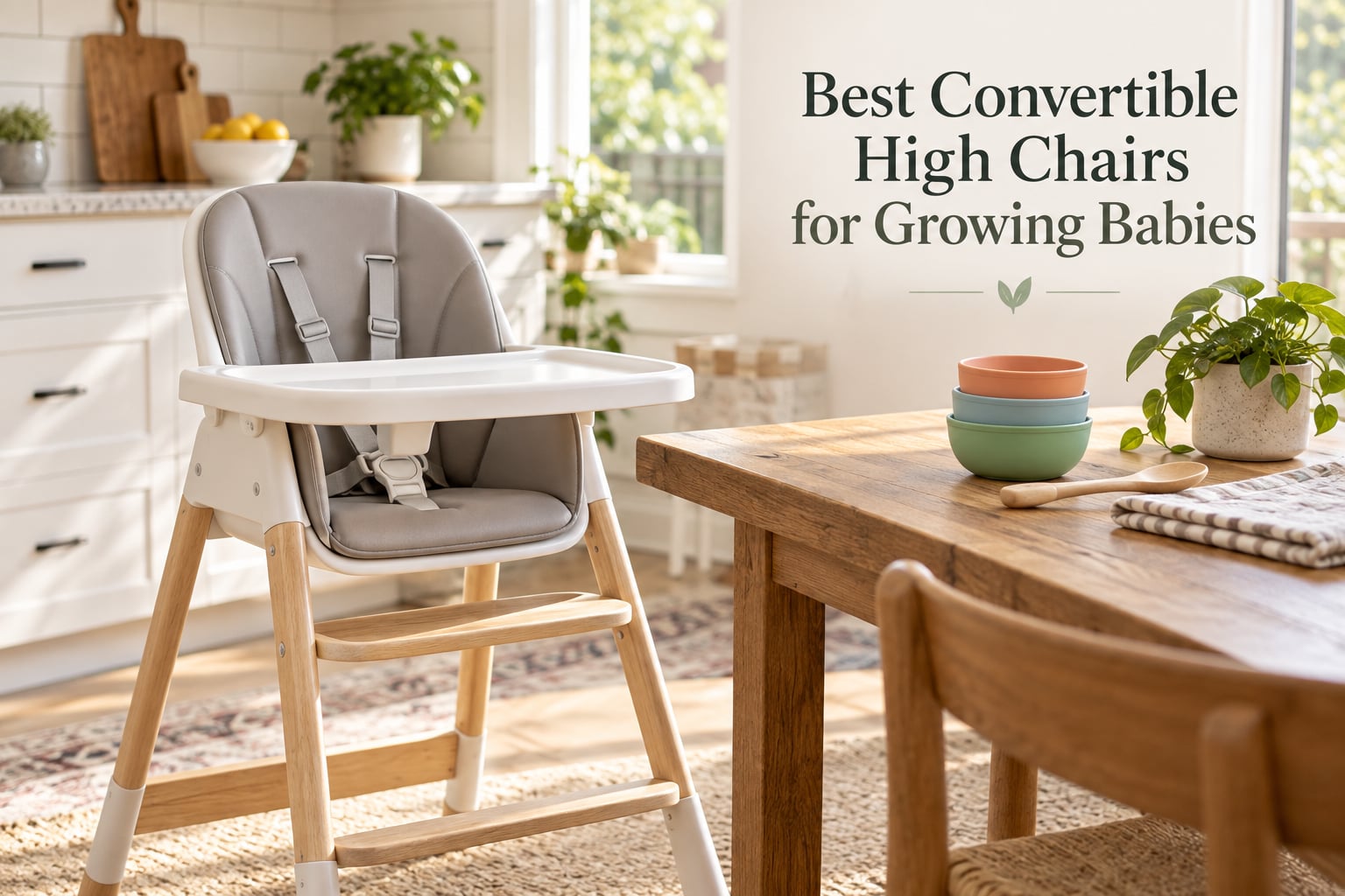 Best Convertible High Chairs for Growing Babies