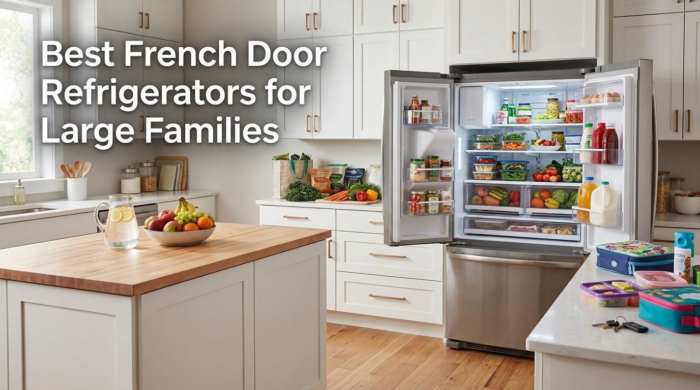 Best French Door Refrigerators for Large Families