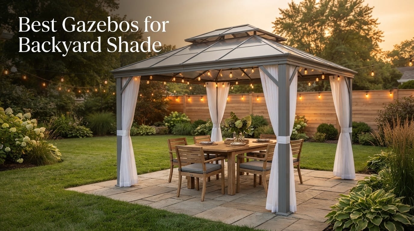 Best Gazebos for Backyard Shade