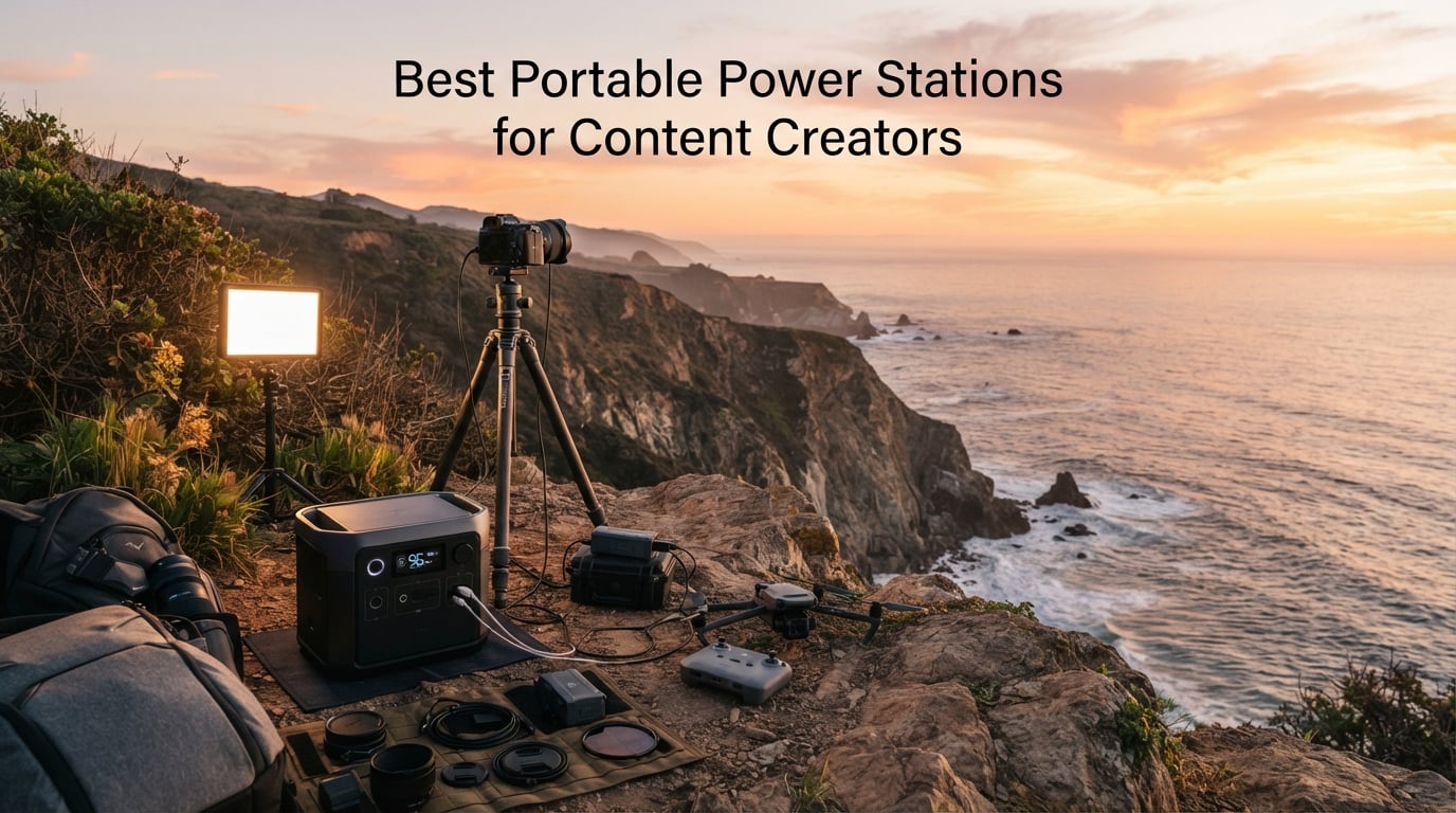 Best Portable Power Stations for Content Creators