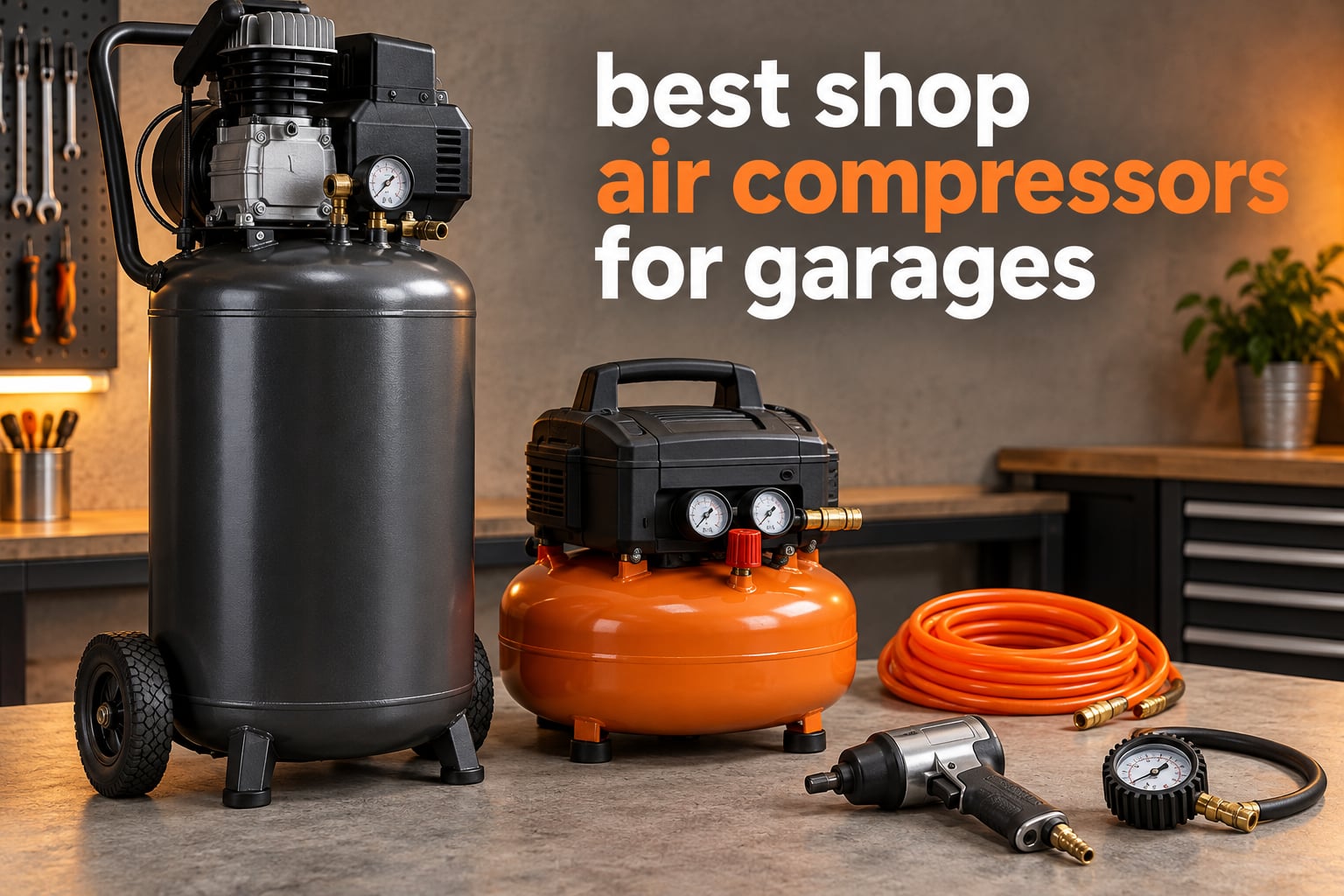 best shop air compressors for garages