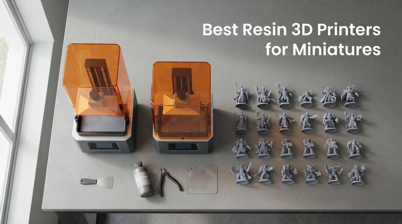Best Resin 3D Printers for Miniatures